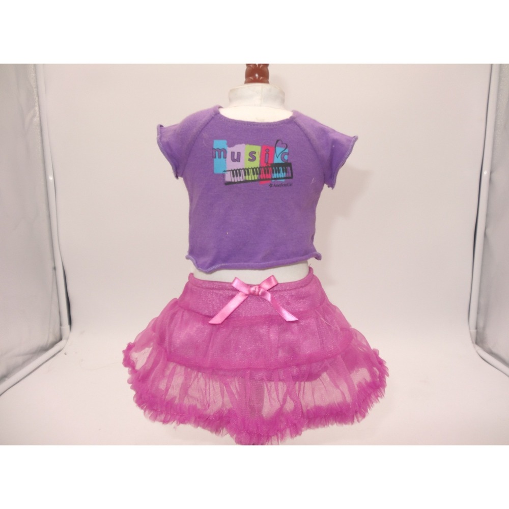 American Girl Doll Sweet Melody Music Outfit Just Like You Retired Top Skirt